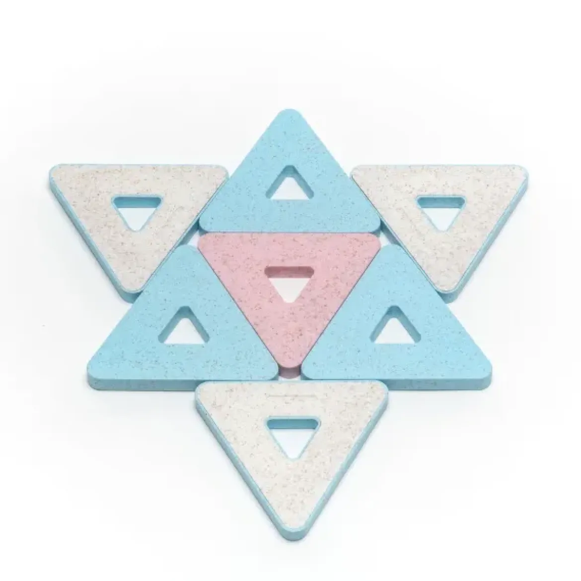Magnetbausteine, Polydron KinderMag, Großes Set, Pastell, 96 Teile, für Kleinkinder