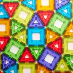 Magnetbausteine, Polydron KinderMag, Großes Set, 96 Teile, für Kleinkinder