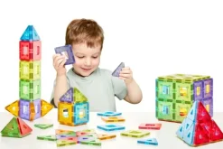 Magnetbausteine, Polydron KinderMag, Starterset, 48 Teile, für Kleinkinder