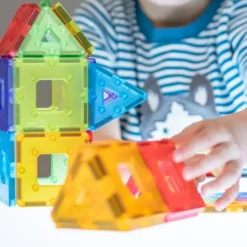 Magnetbausteine, Polydron KinderMag, Starterset, 48 Teile, für Kleinkinder