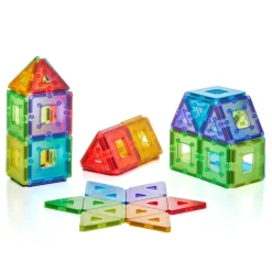 Magnetbausteine, Polydron KinderMag, Starterset, 48 Teile, für Kleinkinder