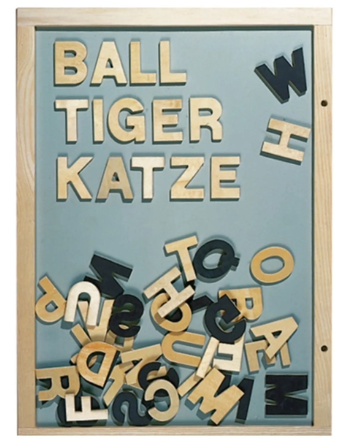 Magnet-Buchstaben aus Holz, ab 4 Jahre