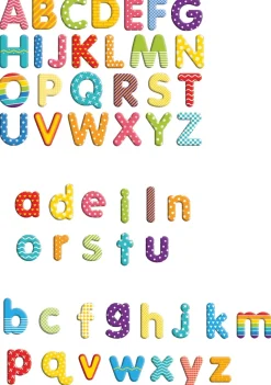 Magnet-Buchstaben in einer Box, ab 4 Jahre