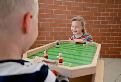 Magnetfußball, 2-4 Spieler, 46x71 cm, aus Holz, WeyKick Stadion 7500G