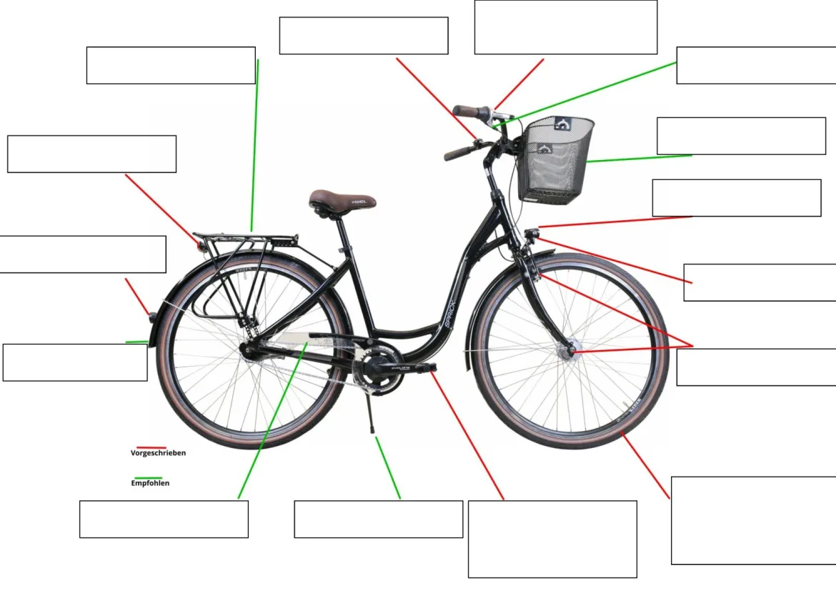 magnetisches Set XXL "sicheres Fahrrad"