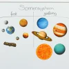 Magnetisches Solar-System für die Tafel, 12-teiliges Set