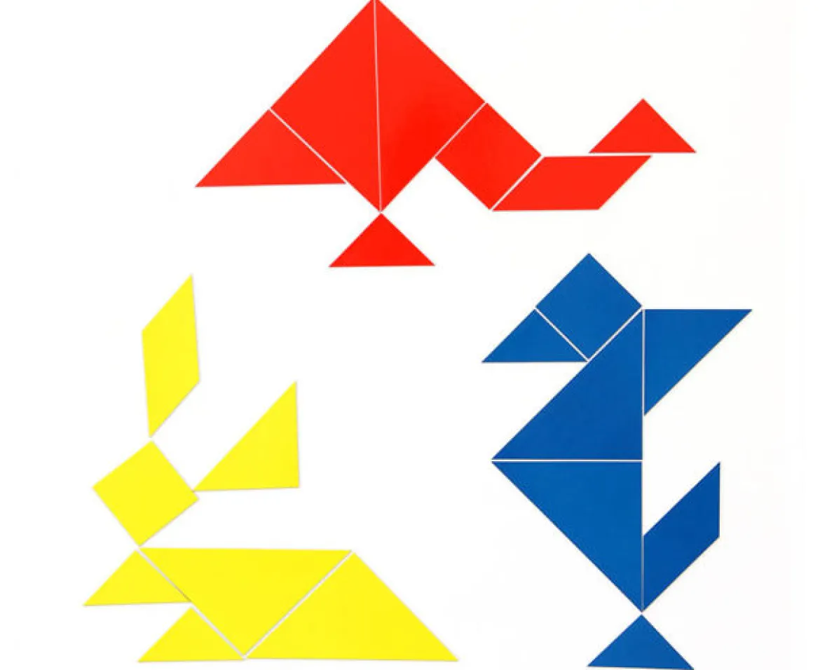Magnetisches Tangram, 3er Set
