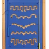 Magnet Rallye Wandelement, 80 x 56 cm blau
