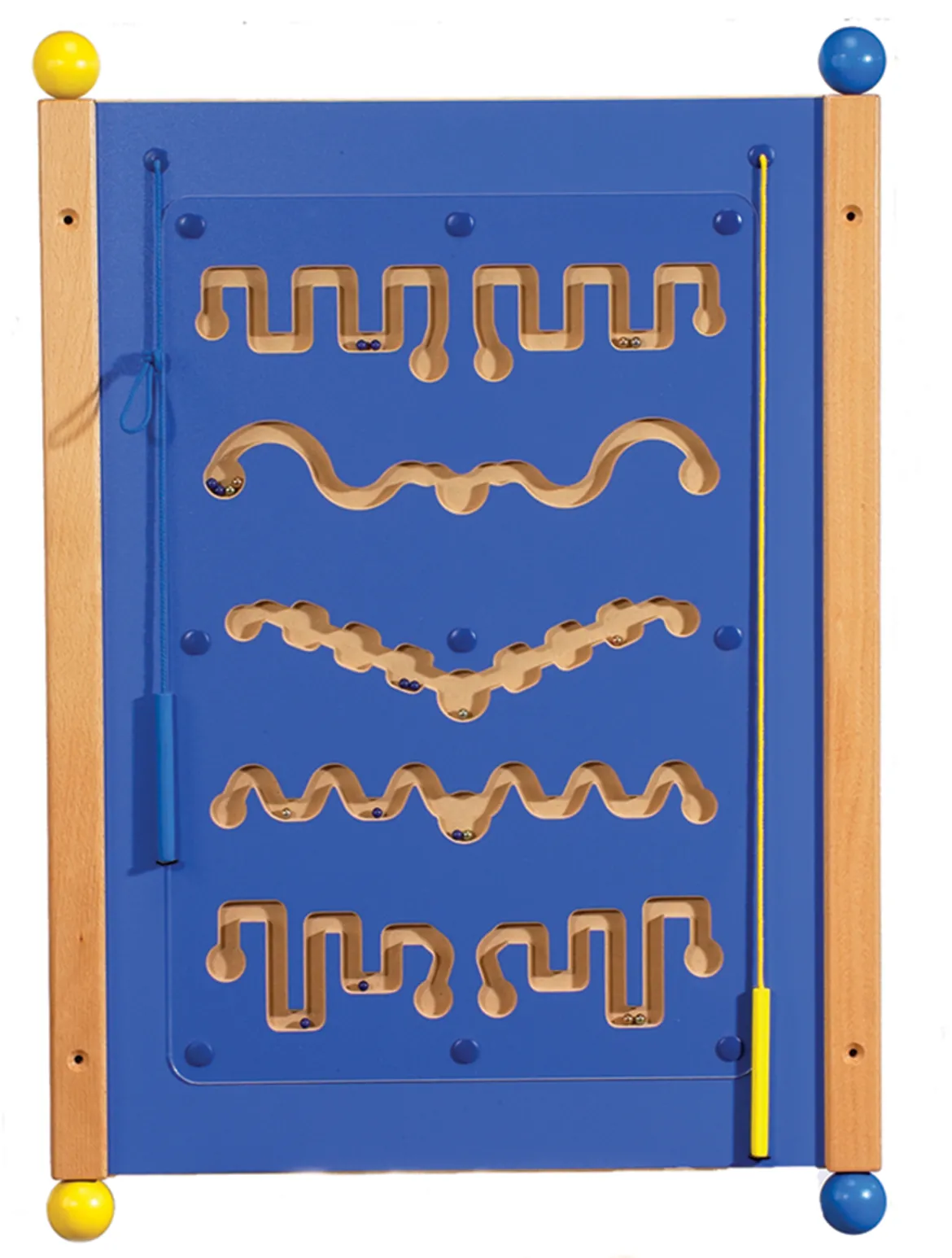 Magnet Rallye Wandelement, 80 x 56 cm blau