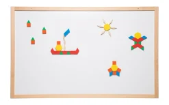 Magnettafel mit Rahmen, 105 x 65 cm