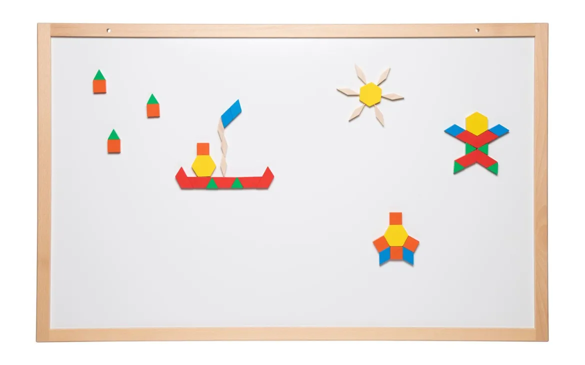 Magnettafel mit Rahmen, 105 x 65 cm