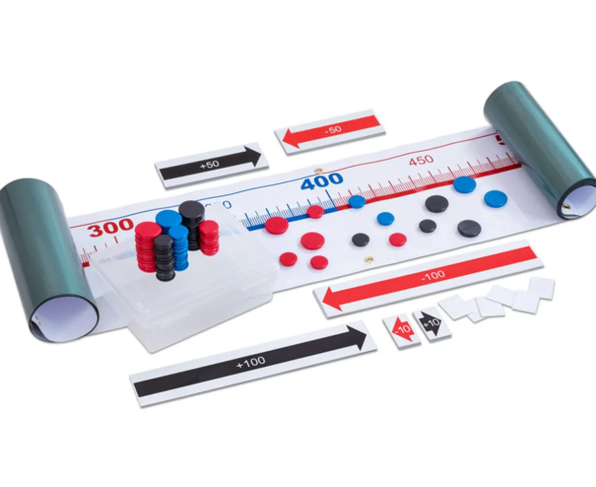 Magnet-Zahlenstrahl bis 1000
