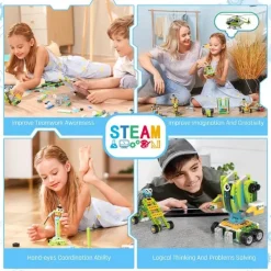 Makerzoid Robot Master Premium, Robotik-Bausatz, inkl. 200 Bauanleitungen und 47 Kursen