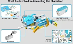 Makerzoid Smart Robot Premium, Robotik-Bausatz, inkl. 200 Bauanleitungen