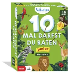 10 mal darfst du raten - Junior: Tierreich, Ratespiel, 3-6 Jahre