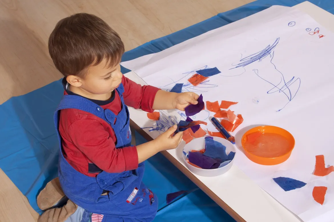 Mal- und Kreativpodest, 2-3 Jahre