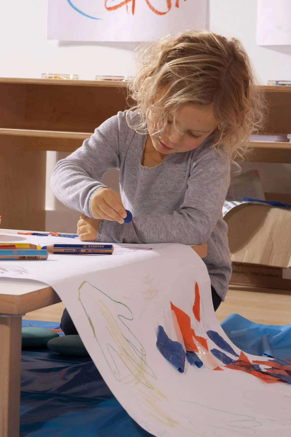 Mal- und Kreativpodest, 2-3 Jahre