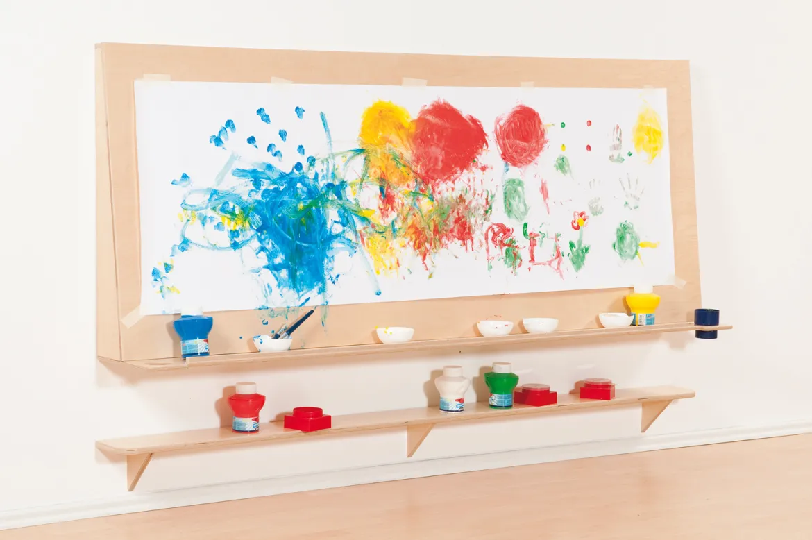 Malwand groß 200 cm breit