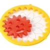 Mandala Kreisel 2 teilig, Ø 10,5 cm, Laufscheibe Ø 5,5 cm, 6er Set