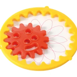 Mandala Kreisel 2 teilig, Ø 10,5 cm, Laufscheibe Ø 5,5 cm, 6er Set