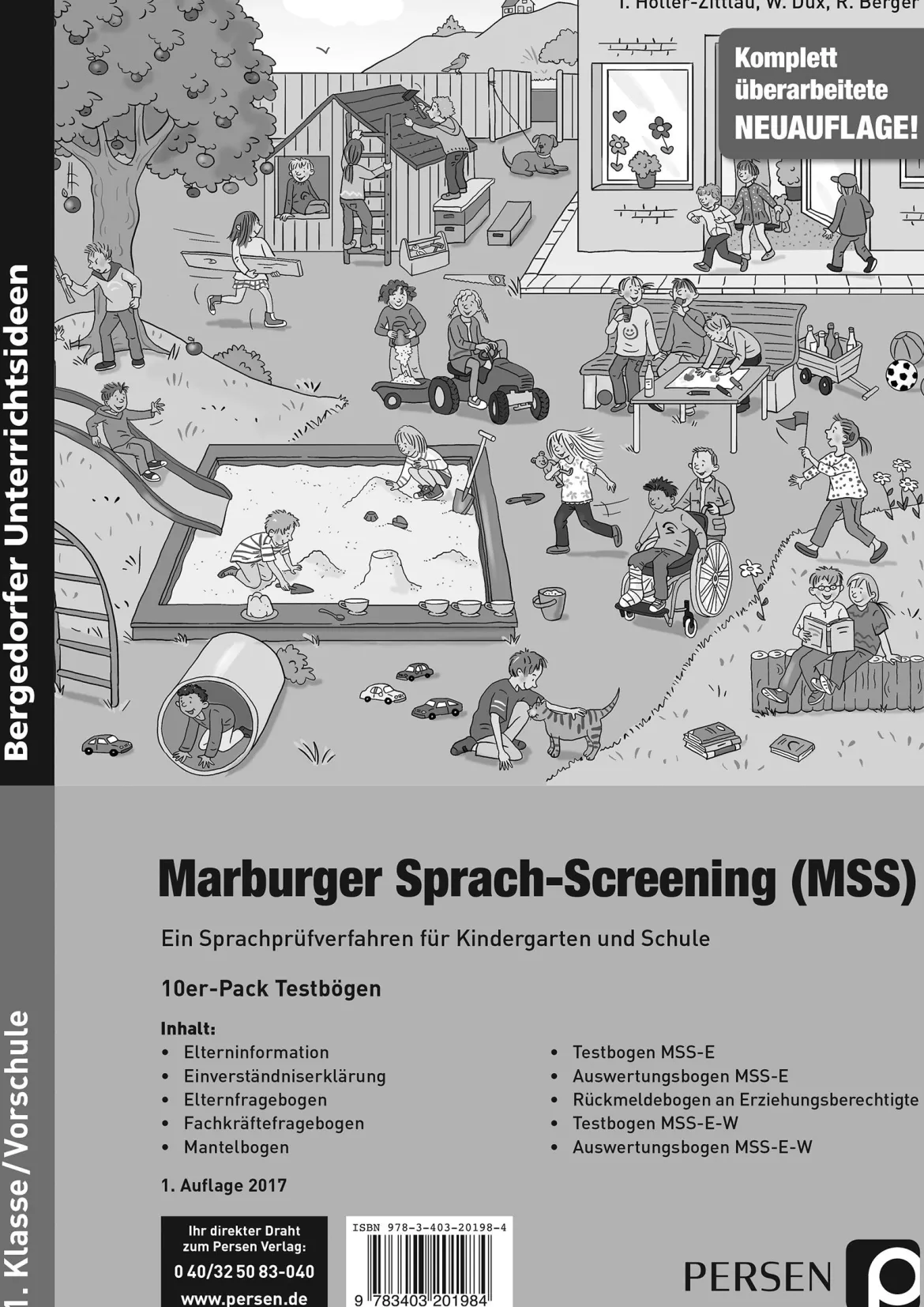 Marburger-Sprach-Screening - Testbögen