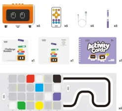 MatataStudio VinciBot, Programmierroboter, mit KI-Integration, Klassensatz mit 6 Robotern