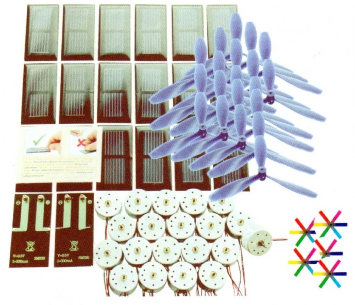 Materialpaket Solarzellen, Motoren