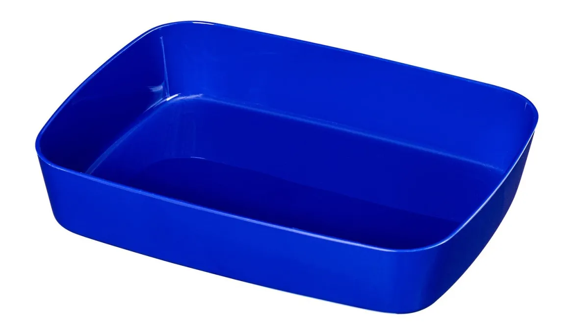 Materialschale blau, 20x15x4 cm