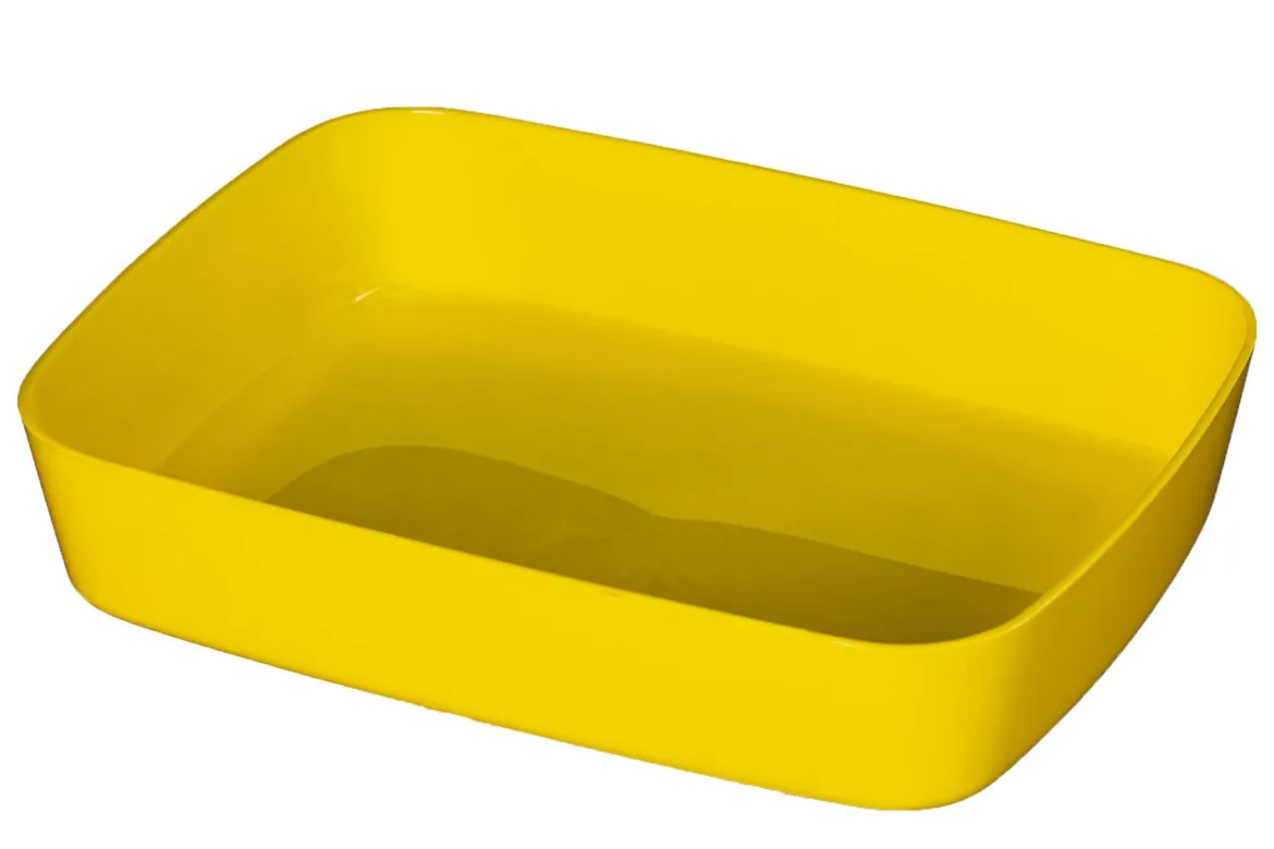 Materialschale gelb, 20x15x4 cm