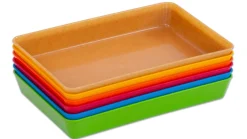 Materialschalen aus biobasiertem treeNside-Material, 6er-Set, klein, Farbset 1