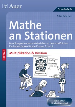Mathe an Stationen Multiplikation & Division 3-4