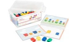 Mathe-Bärchen mit Mitmach-Karten in Stapelbox