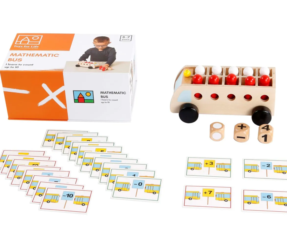 Mathe Bus, Rechenspiel mit Aufgabenkarten, ab 3 Jahre
