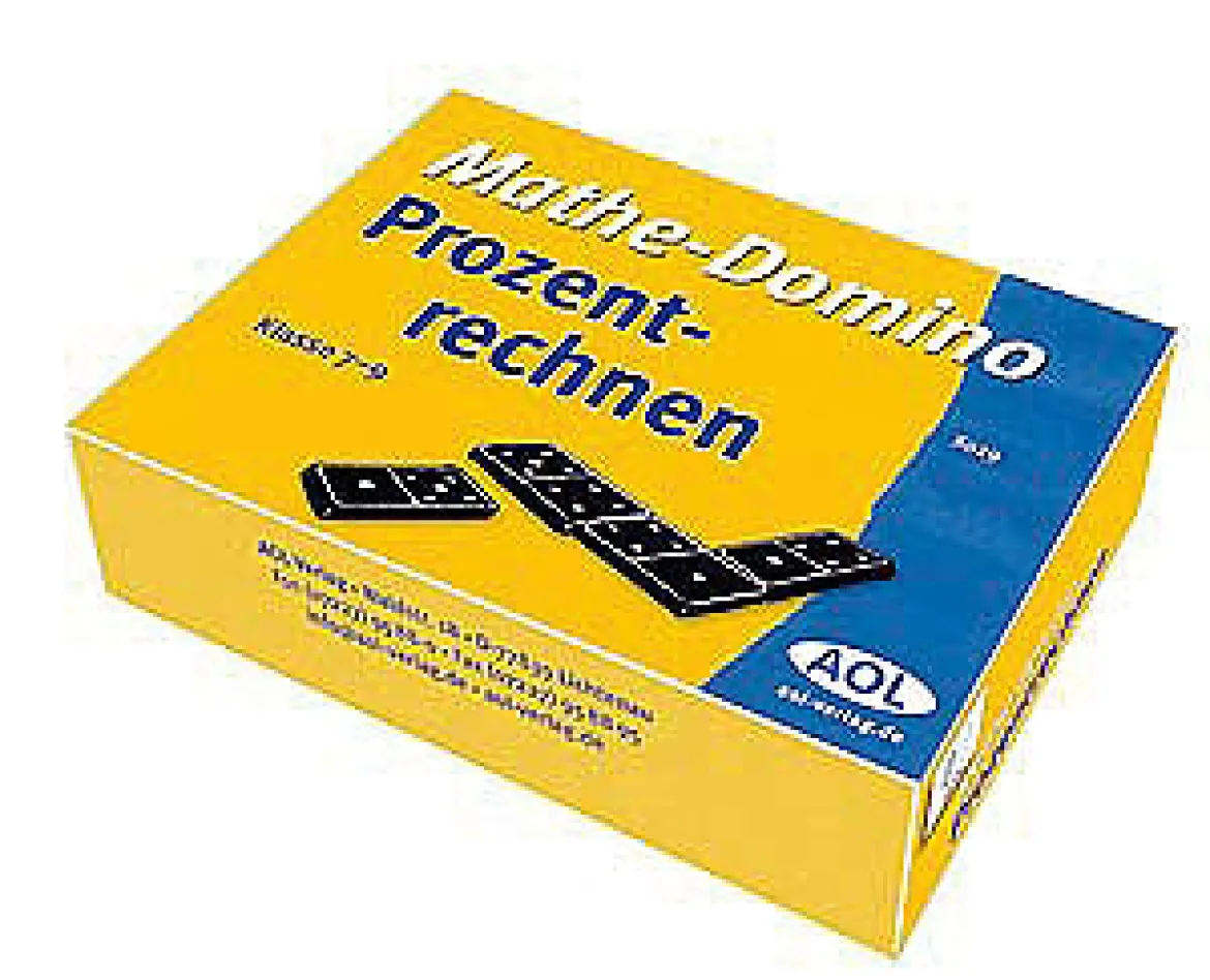 Mathe-Domino: Prozentrechnen, 7.-9. Klasse