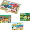 Mathe-Puzzles Zahlengefühl, 4 Holzpuzzles im Set, ab 3 Jahre