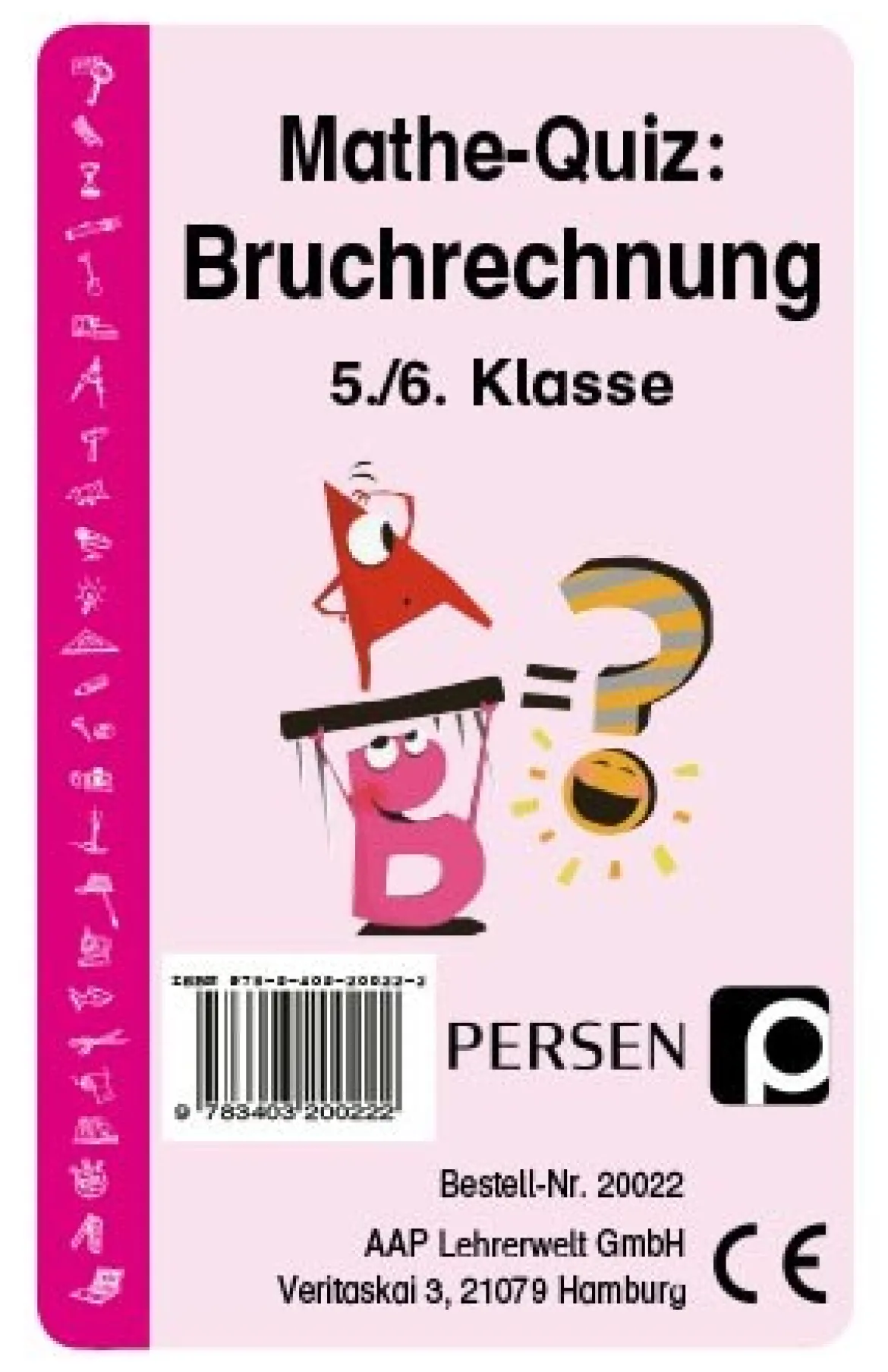 Mathe-Quiz: Bruchrechnung, Kartenspiel, 5.-6. Klasse