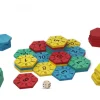 Mathespiel - Zahlenburg Hexagon aus RE-Wood®, im Karton mit Anleitung