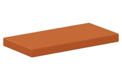 Matratze für Schaumstoffbett klein Softskin orange, 100x50x8 cm