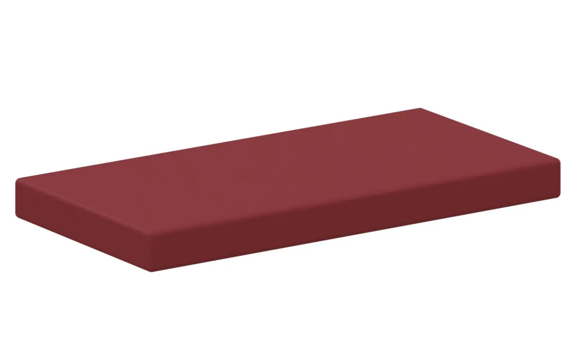 Matratze für Schaumstoffbett klein Softskin rot, 100x50x8 cm