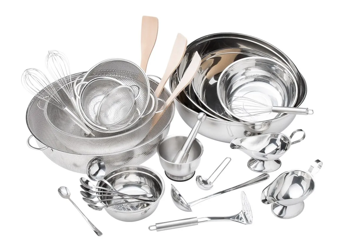 Matschküchen-Edelstahl-Set