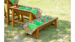 Matschtisch, Große Spielstraße für Wasser mit Schleusen und drei Ebenen, Outdoor
