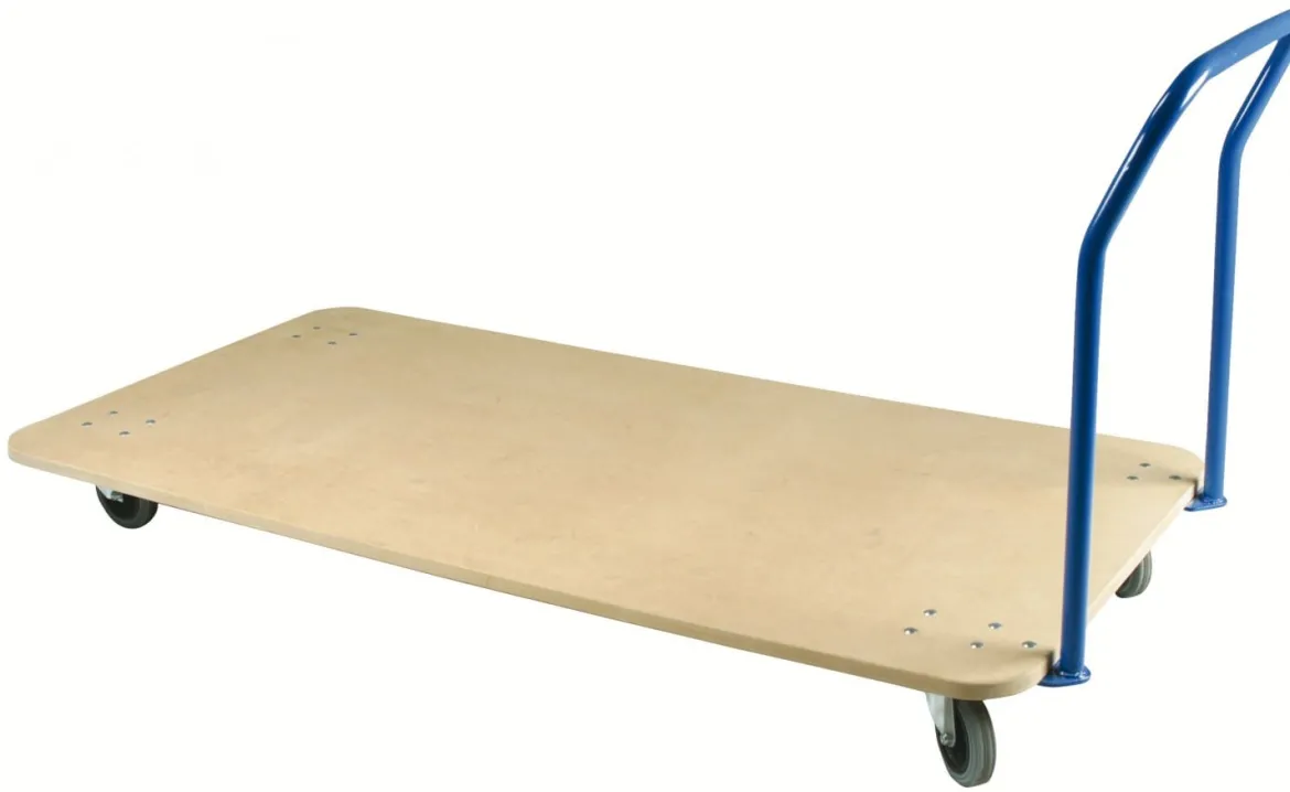 Mattentransportwagen Standard BLAU 200 x 100 cm mit MDF