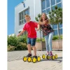 Maxi-Roller gelb, Doppel-Pedalroller, ab 5 Jahre