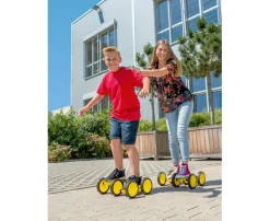 Maxi-Roller gelb, Doppel-Pedalroller, ab 5 Jahre
