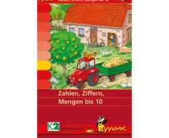 Max Lernkarten Zahlen, Ziffern, Mengen bis 10, ab 5 Jahre