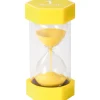 Mega Sanduhr 1 Min, Ø 8,4 x 16 cm, farbiger Sand, Zeitangabe auf beiden Seiten