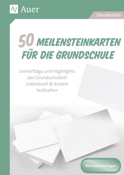 50 Meilensteinkarten für die Grundschule, Buch, 1. bis 4. Klasse