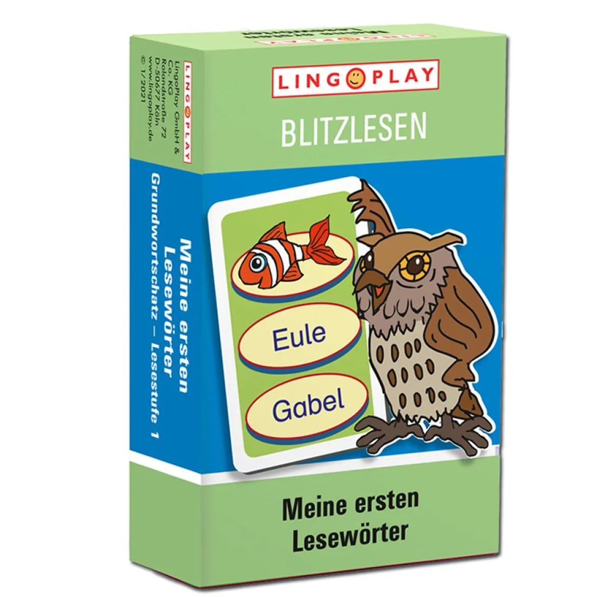 Meine ersten Lesewörter - Grundwortschatz Lesestufe 1, Lesespiel, ab 6 Jahre