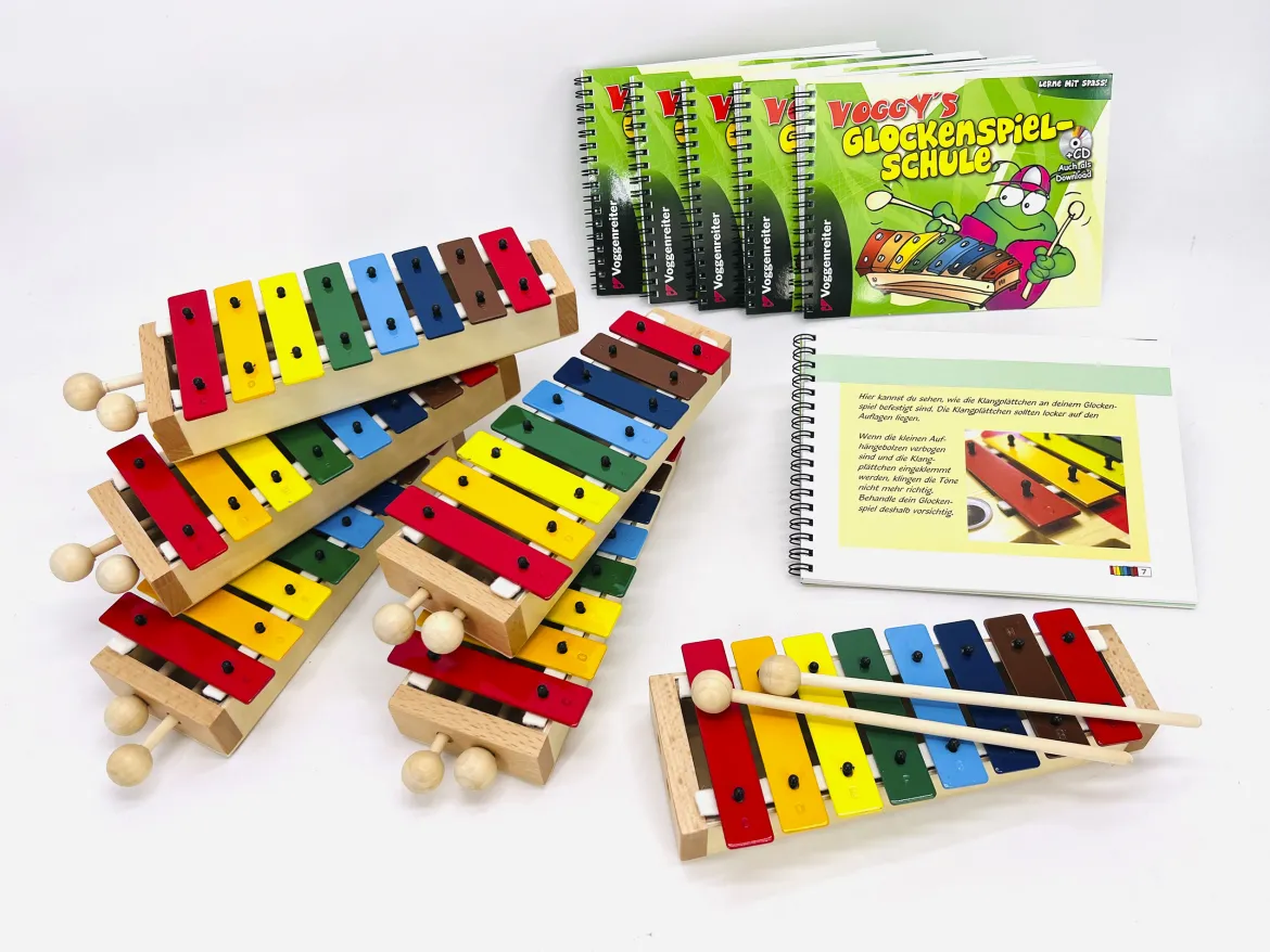 Mein erstes Glockenspiel-Set für den Kindergarten und die Schule