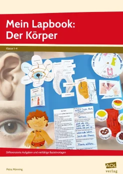 Mein Lapbook: Der Körper, Heft, 1. bis 4. Klasse